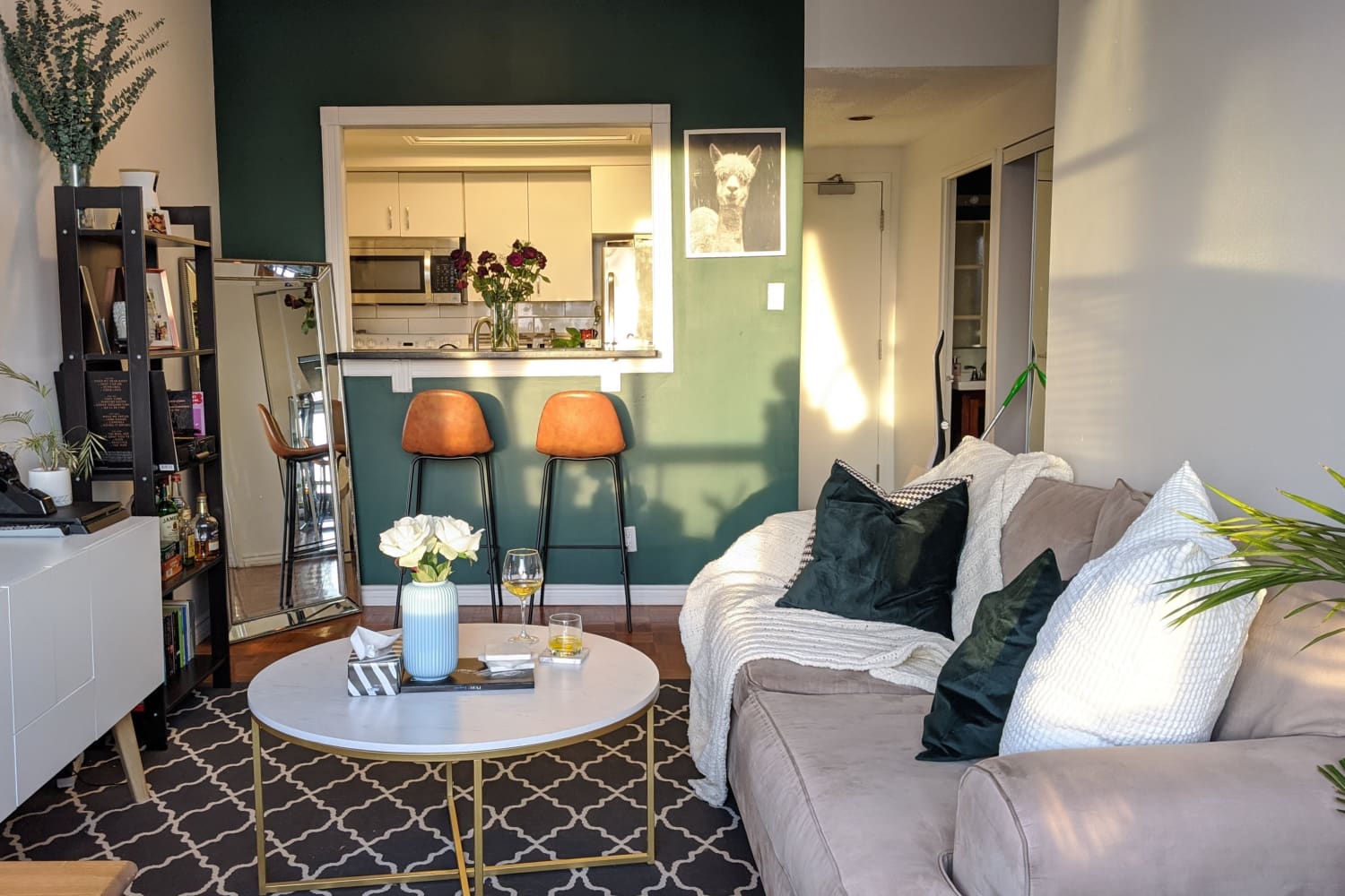 Rental Apartment Paint Color Home Tour Photos Apartment Therapy